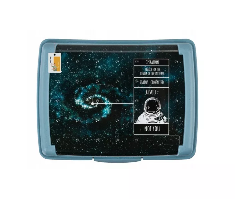Maisto laikymo indelis „deco-click-box midi“, 1 l, Carla „Cosmos“, 17 x 13 x 7 cm, mėlynas