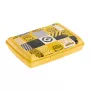 Контейнер для хранения продуктов deco-click-box mini 0.5L Carla "Minions Mosaic" 17x13x3.5 см, желтый