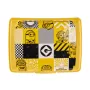 Контейнер для хранения продуктов deco-click-box mini 0.5L Carla "Minions Mosaic" 17x13x3.5 см, желтый