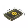 Контейнер для хранения продуктов deco-click-box mini 0.5L Carla "Emoji Danger" 17x13x3.5 см, оливковый цвет.