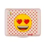 Контейнер для хранения продуктов deco-click-box mini 0.5L Carla "Emoji Hearts" 17x13x3.5cm розовый