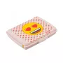 Контейнер для хранения продуктов deco-click-box mini 0.5L Carla "Emoji Hearts" 17x13x3.5cm розовый