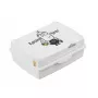 Maisto laikymo indelis „deco-click-box midi“ 1 l Carla „Minions Banana“ 17 x 13 x 7 cm, baltas