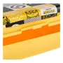Maisto laikymo indelis „deco-click-box midi“ 1 l Carla „Minions Mosaic“ 17 x 13 x 7 cm geltonas