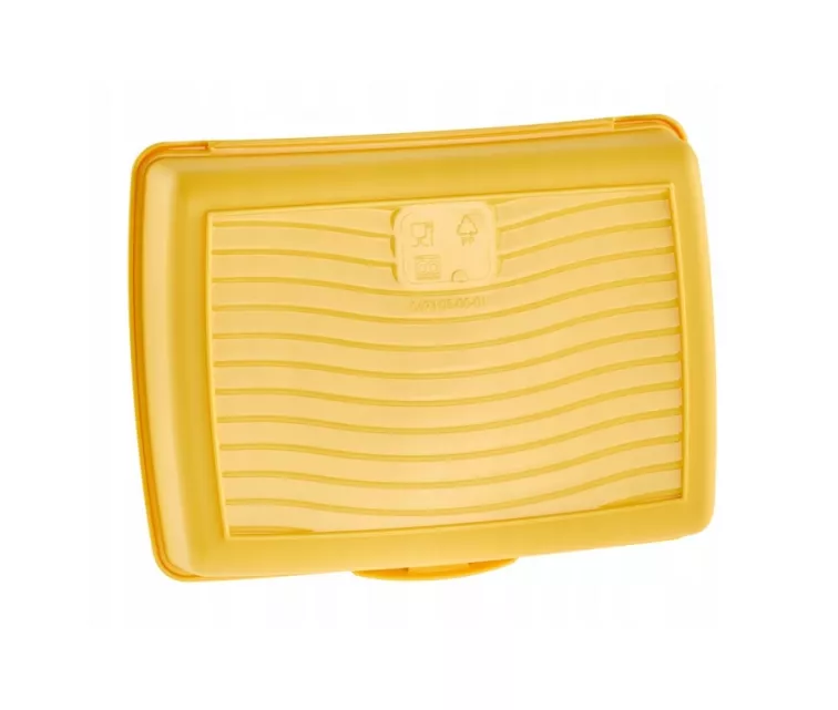 Maisto laikymo indelis „deco-click-box midi“ 1 l Carla „Minions Mosaic“ 17 x 13 x 7 cm geltonas