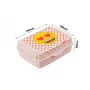 Maisto laikymo indelis „deco-click-box midi“ 1 l Carla „Emoji Hearts“ 17 x 13 x 7 cm, rožinis
