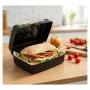 Контейнер для хранения продуктов deco-click-box midi 1L Carla "Мозаика с миньонами" 17x13x7 см, черный