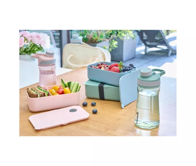 Water bottle Daria 530ml 9.5x7x19cm pink