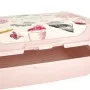 Food storage container click-box midi 1L Carla "Sweet day" 17x13x7cm pink