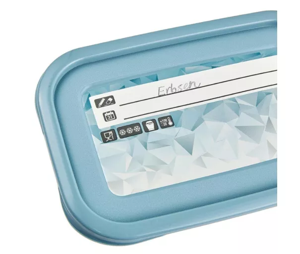 Toidupakendite komplekt 3x1L Mia "Magic Ice" läbipaistev/sinine