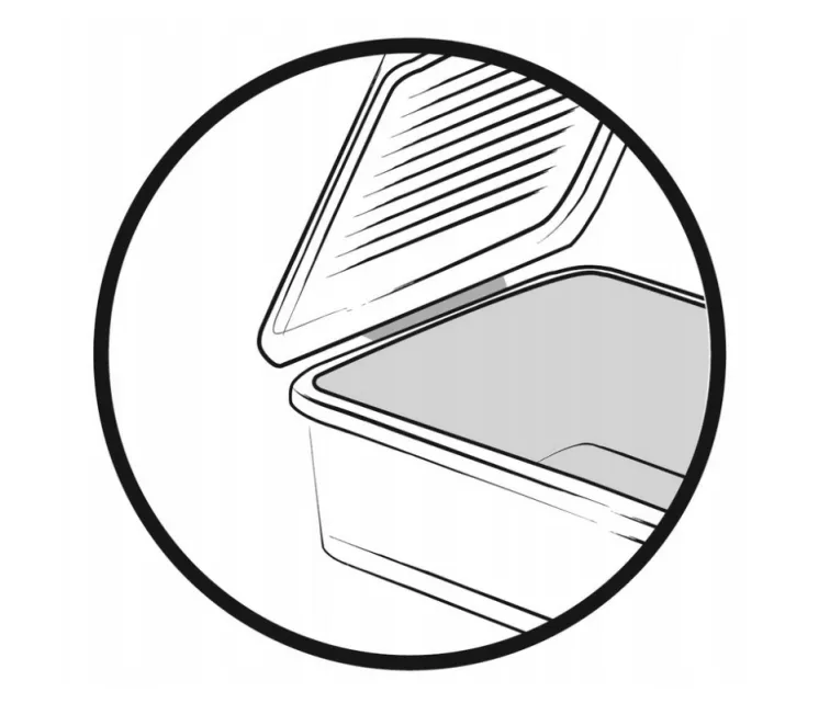 Коробка с крышкой-клипсой Leonie 37,5x28,5x16 см 11,4 л прозрачная