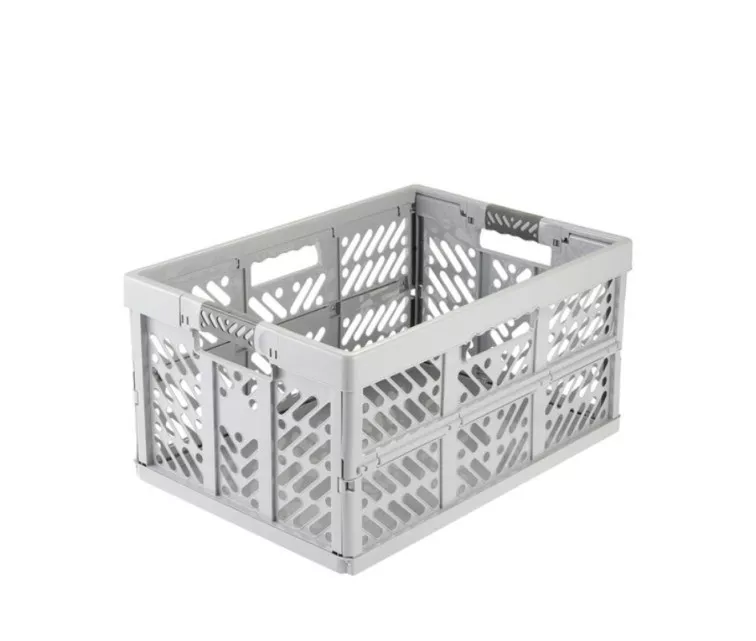 Folding box with load capacity up to 50kg Ben 54x37x28cm 45L grey