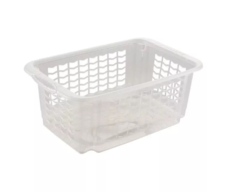 Krepšelis M 40x25x15cm Fritz skaidrus