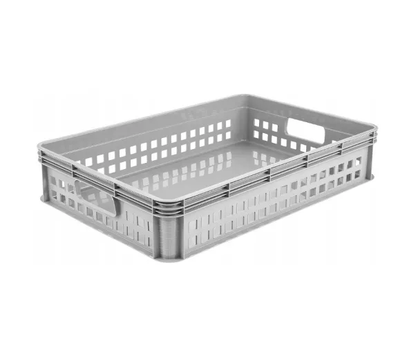 Transport basket with load capacity up to 30kg Robert 60x40x12cm 22L gray