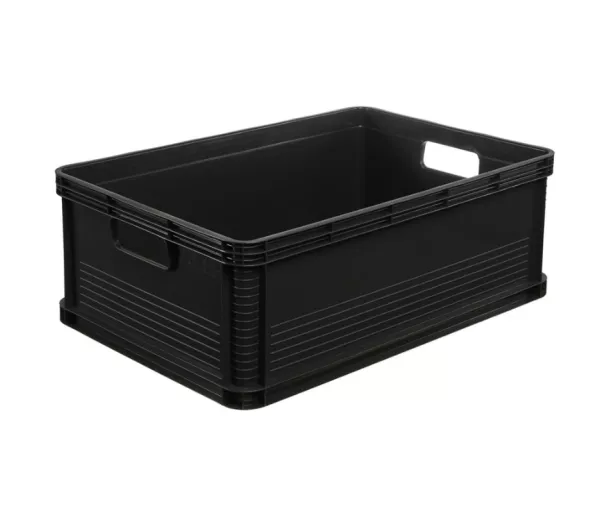 Transportavimo dėžė, kurios keliamoji galia iki 30 kg Robertas 60x40x22 cm 45L grafitas
