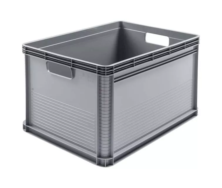 Transport box with load capacity up to 60kg Robert 60x40x32cm 64L grey