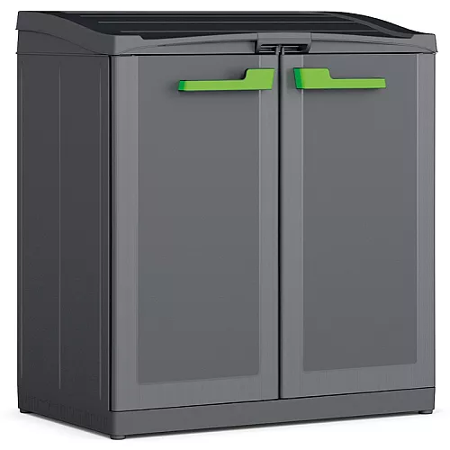 Система сортировки отходов Split Basic 110 л Система утилизации 68x39x85 см темно-серый/черный
