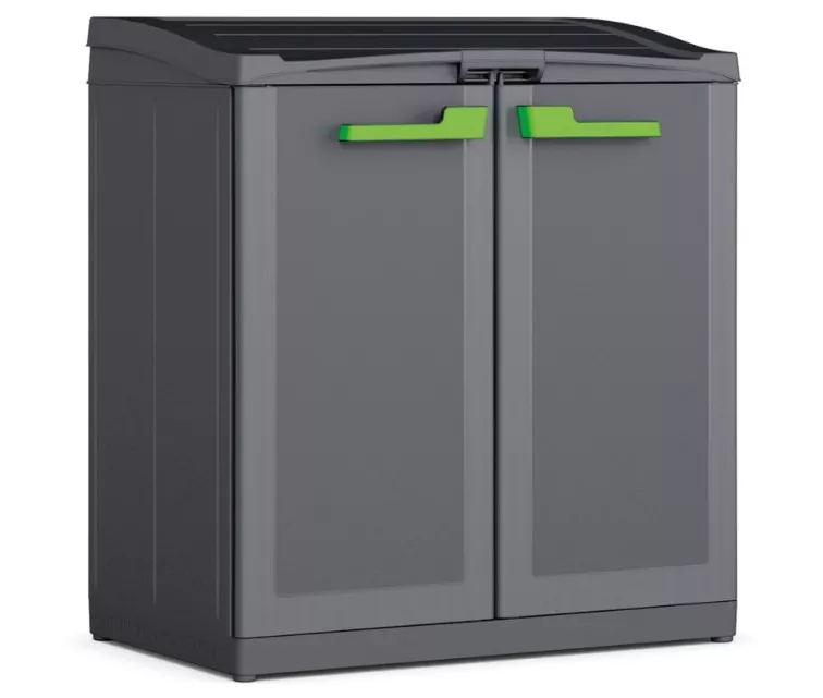 Waste sorting system Split Basic 110L Recycling system 68x39x85cm dark grey/black