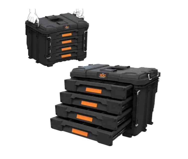 Tool box with 4 drawers ROC Pro Gear 4 Drawers Unit XL 56.5x37.5x41.3cm
