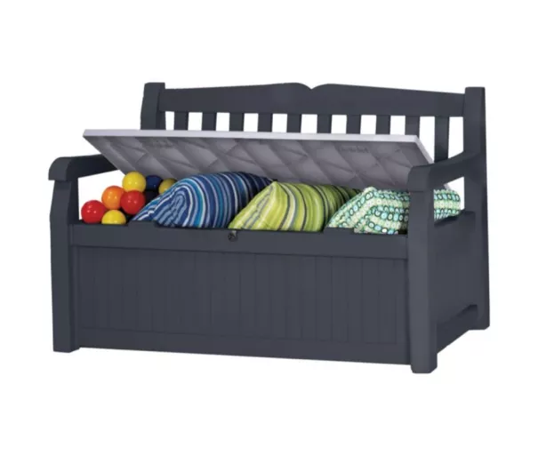Sandėliavimo suoliukas Eden Garden Bench 265L pilkas