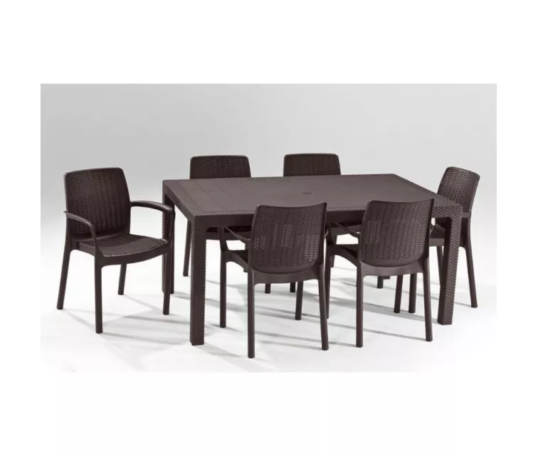 Dārza galds Melody brūns