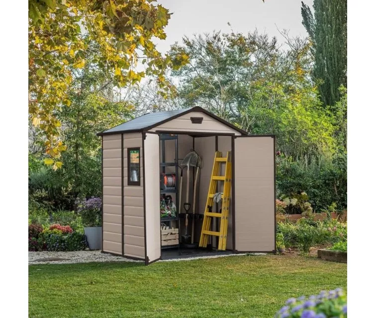 Садовый сарай Manor 6x5 DD бежевый