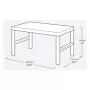 Dārza galds Lyon Table Rezolith ( 2 konfigurācijas) bēšs