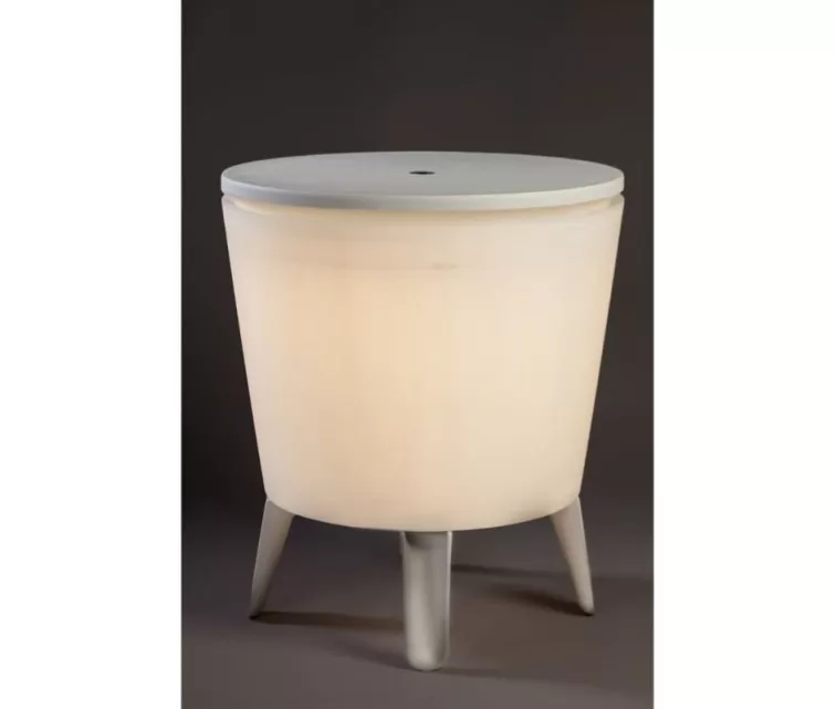 Sodo baras apšviestas Šviečiantis Cool Bar baltas