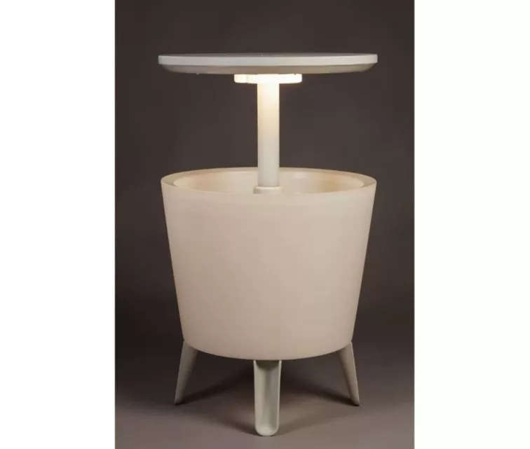 Sodo baras apšviestas Šviečiantis Cool Bar baltas