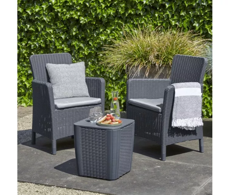 Dārza mēbeļu komplekts Trenton Balcony Set pelēks