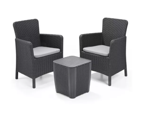 Комплект садовой мебели Trenton Balcony Set серый