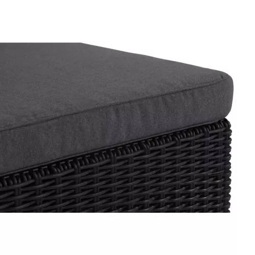 Sodo kablys / staliukas "California Bay" su pagalvėle pilka