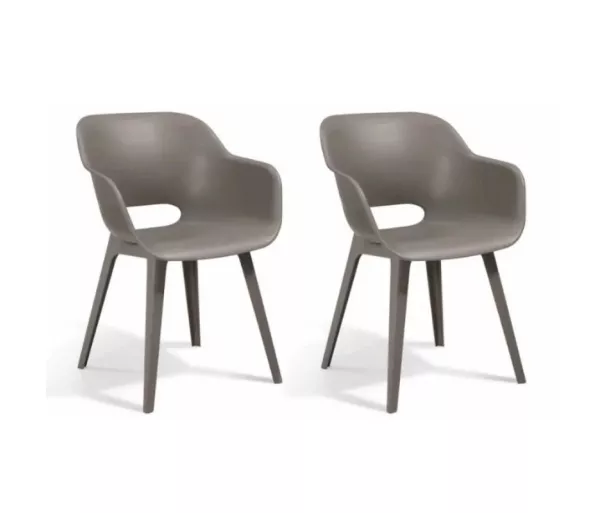 Garden chairs 2 pcs. Akola beeches