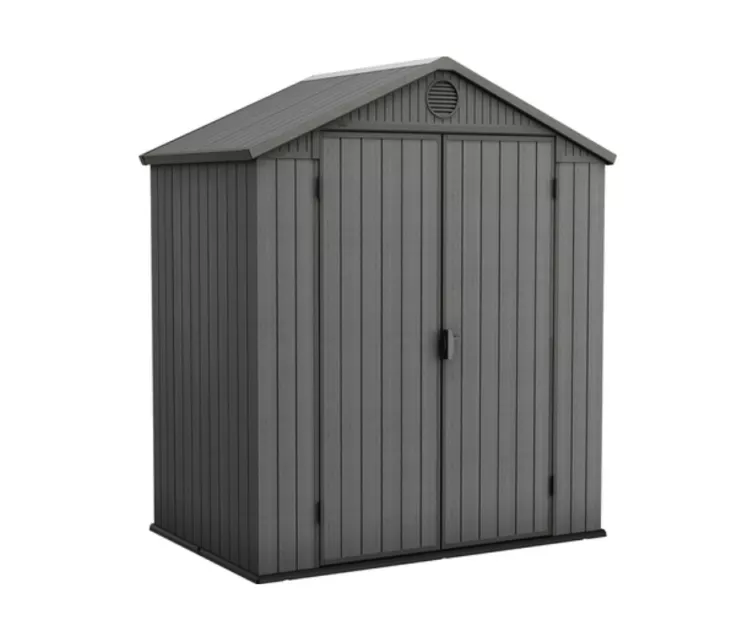 Dārza šķūnis Darwin 6x4 pelēks