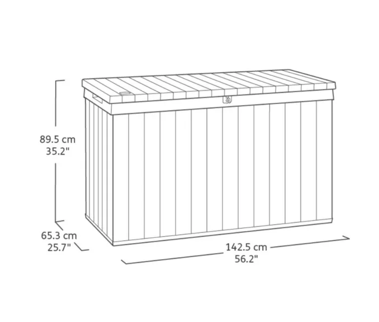 Ящик для хранения Darwin 662L серый