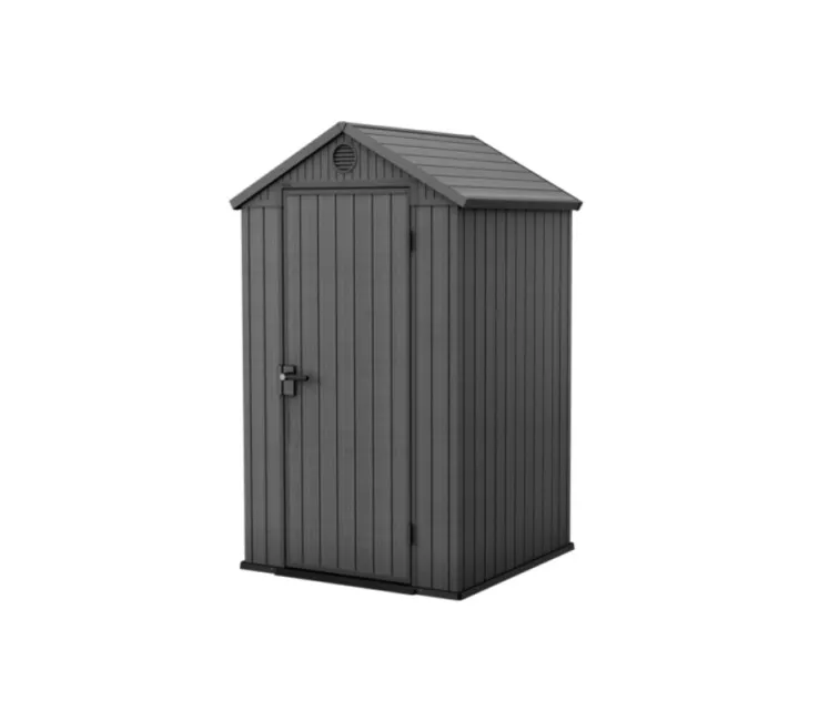 Садовый сарай Darwin 4x4 серый