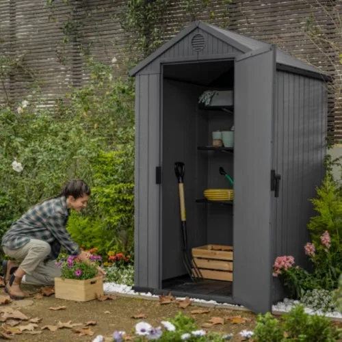 Garden shed Darwin 4x4 grey