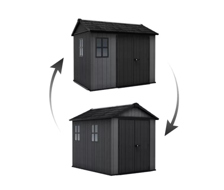 Sodo namelis Newton Plus 9x7,5 pilkas