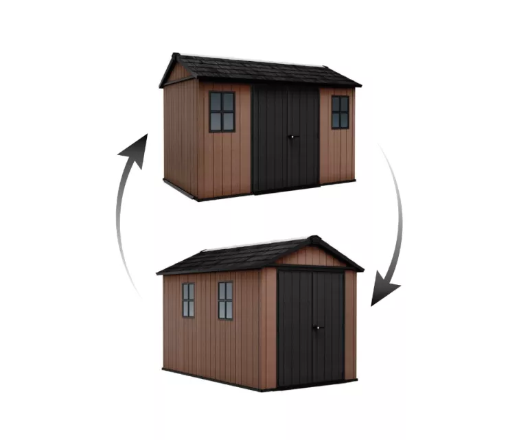 Dārza šķūnis Newton Plus 11x7,5 brūns