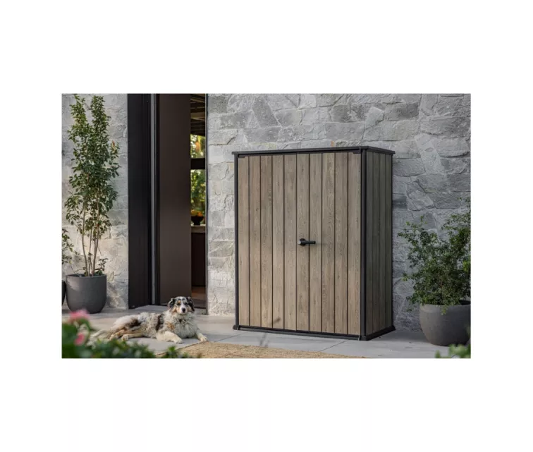 Dārza šķūnītis Deco Vertical Shed oša koka tonis