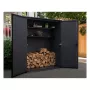 Sodo namelis „Deco Vertical Shed“, riešutmedžio spalvos