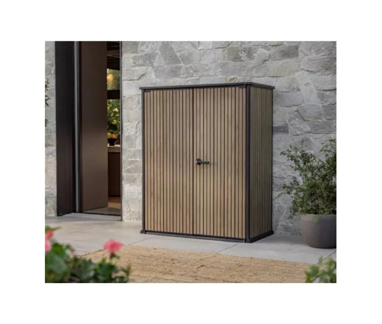 Dārza šķūnītis Deco Vertical Shed silti brūns tonis