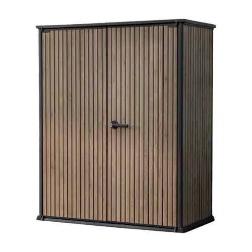 Garden shed Deco Vertical Shed warm brown tone