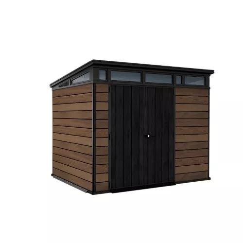 Dārza šķūnis Deco Pent 9x7 valrieksts