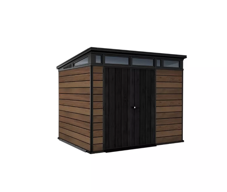 Dārza šķūnis Deco Pent 9x7 valrieksts