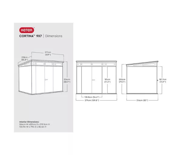 Aiakuur Deco Pent 9x7 pähklipuust