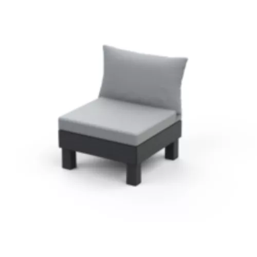 Садовый стул Element серый/светло-серый