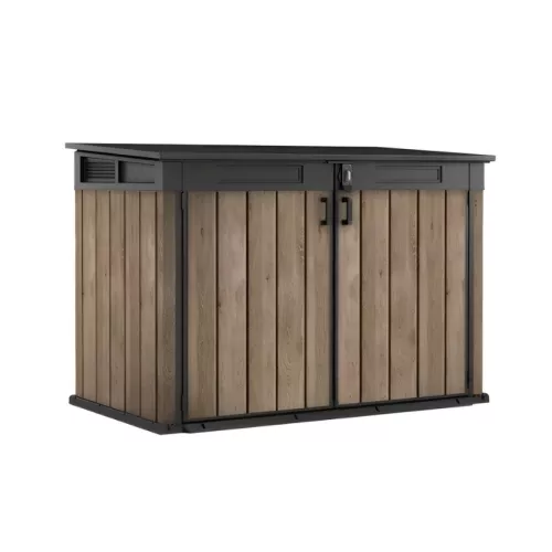 Garden shed Deco Horizontal Shed ash wood tone