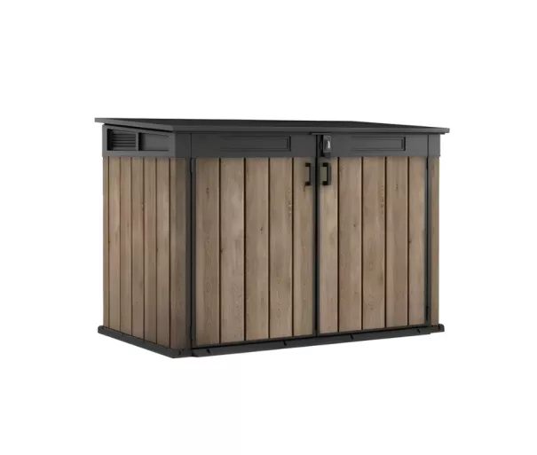 Garden shed Deco Horizontal Shed ash wood tone