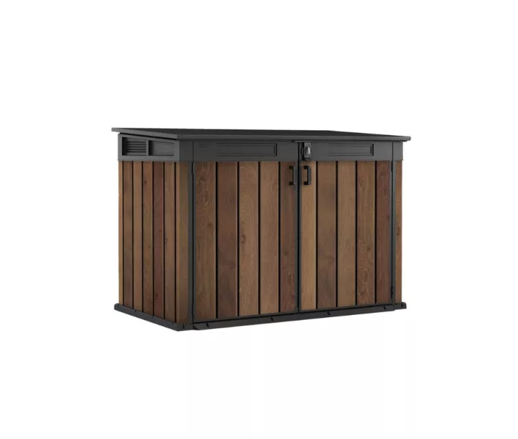 Sodo namelis „Deco Horizontal Shed“, riešuto spalvos